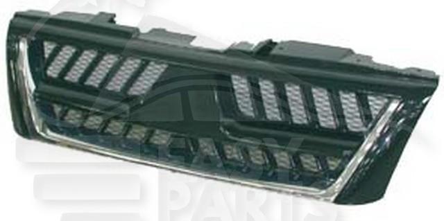 GRILLE DE CALANDRE NOIRE Pour MITSUBISHI PAJERO - MT114 01/03→12/06