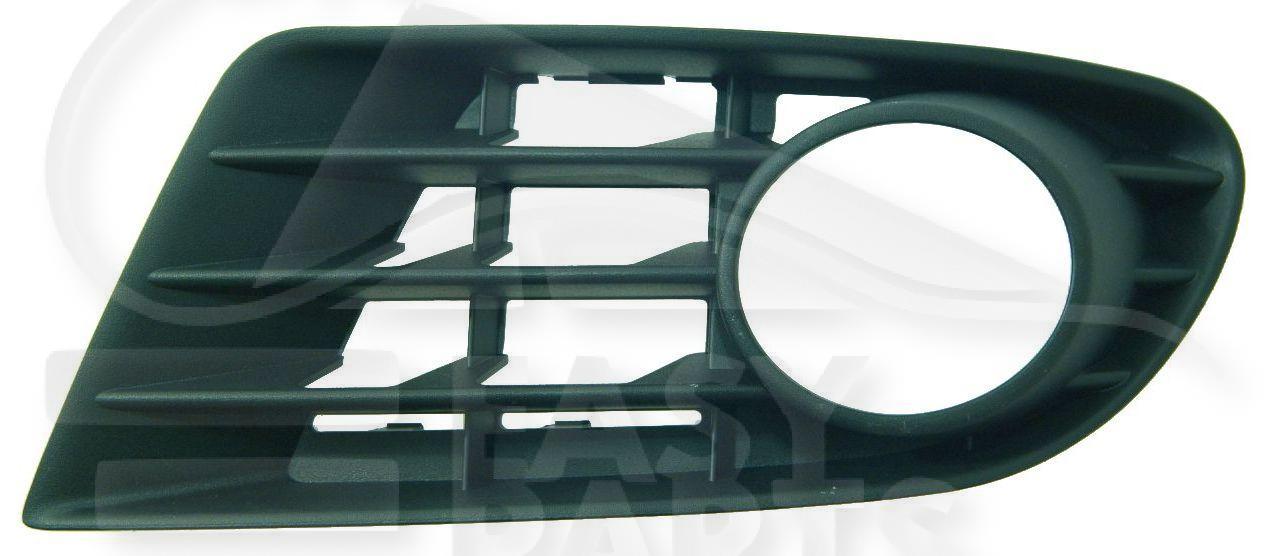 GRILLE DE PC AVG NOIRE A/EMPL AB Pour VOLKSWAGEN GOLF PLUS - VO056 04/05→03/09