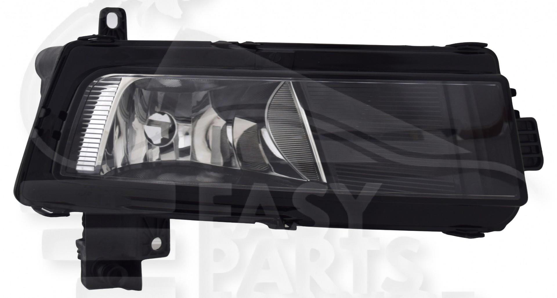 AB H11 AVD NOIR Pour VOLKSWAGEN TOURAN - VO193 04/15→