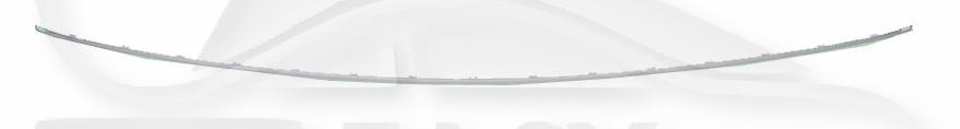 MOULURE CENTRALE CHROMEE DE PC AR Pour MERCEDES CLASSE E - W212 - ME100 05/09→04/13