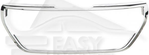 MOULURE CHROMEE DE GRILLE DE PC AV CENTRALE Pour PEUGEOT 208 - PG231 04/15→08/19