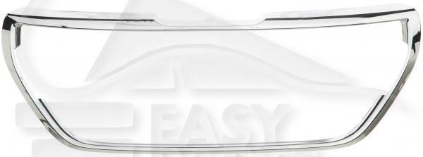 MOULURE CHROMEE DE GRILLE DE PC AV CENTRALE Pour PEUGEOT 208 - PG231 04/15→08/19