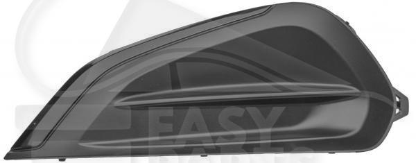 GRILLE DE PC AVG NOIRE Pour PEUGEOT 208 - PG231 04/15→08/19