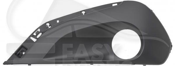 GRILLE DE PC AVG A/EMPL AB NOIRE Pour PEUGEOT 208 - PG231 04/15→08/19