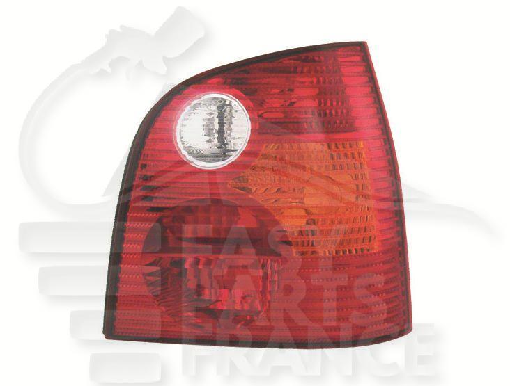 FEU ARG OR/ROUGE- 3/5 PTES Pour VOLKSWAGEN POLO - VO135 02/02→05/05