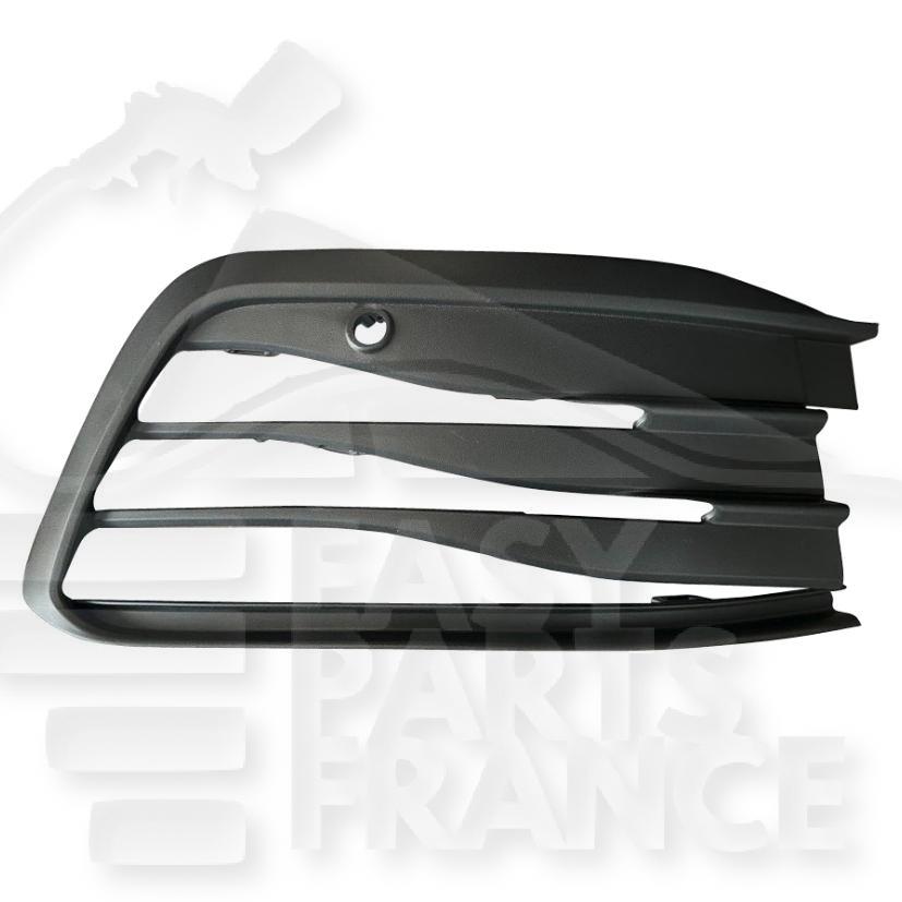 GRILLE DE PC AVD NOIRE & TROU CAPTEUR Pour VOLKSWAGEN GOLF 8 - VO069 02/20→