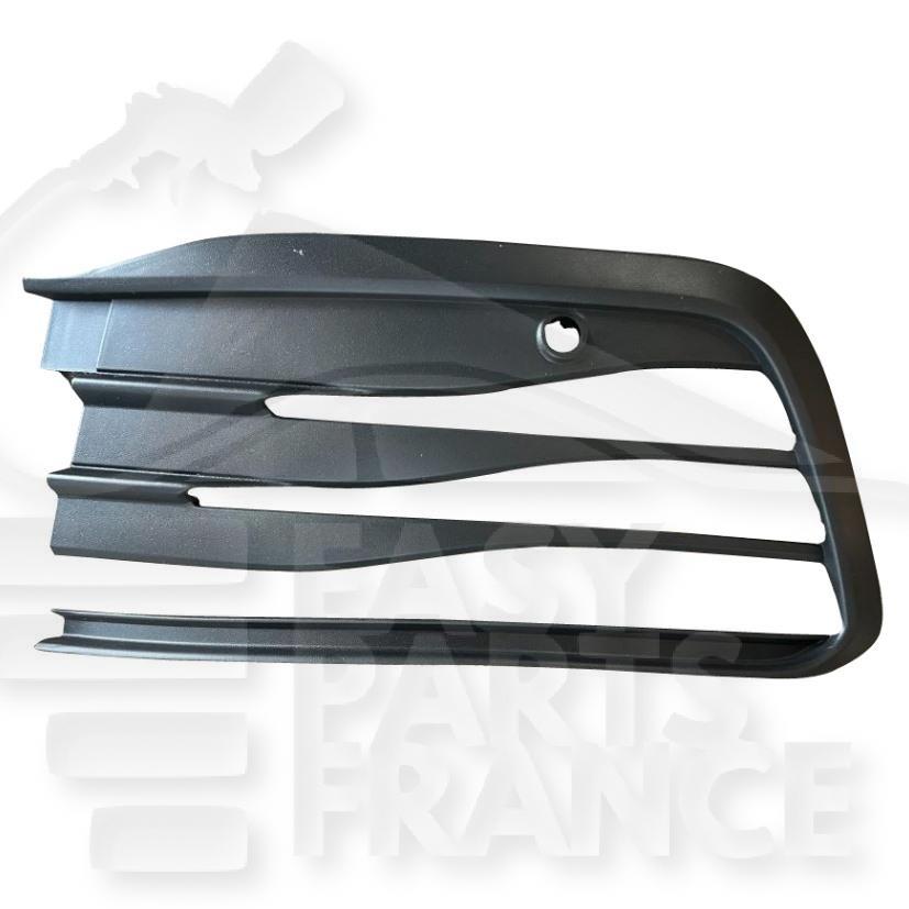 GRILLE DE PC AVG NOIRE & TROU CAPTEUR Pour VOLKSWAGEN GOLF 8 - VO069 02/20→