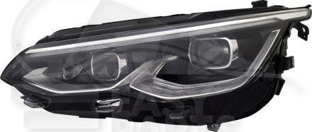 OPT G FULL LED A/MOTEUR & FEU DE JOUR LED F/CHROME Pour VOLKSWAGEN GOLF 8 GTI - VOP071 02/20→