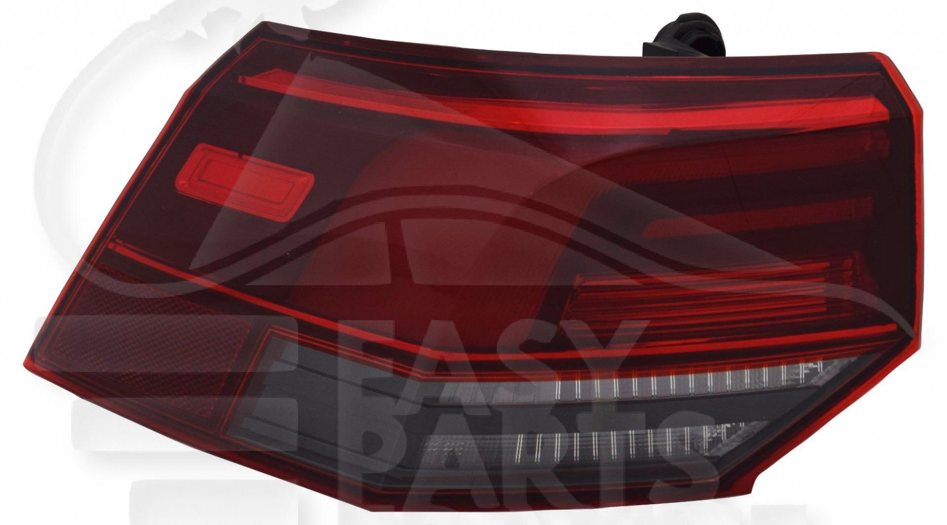 FEU ARG EXT LED Pour VOLKSWAGEN GOLF 8 GTI - VOP071 02/20→
