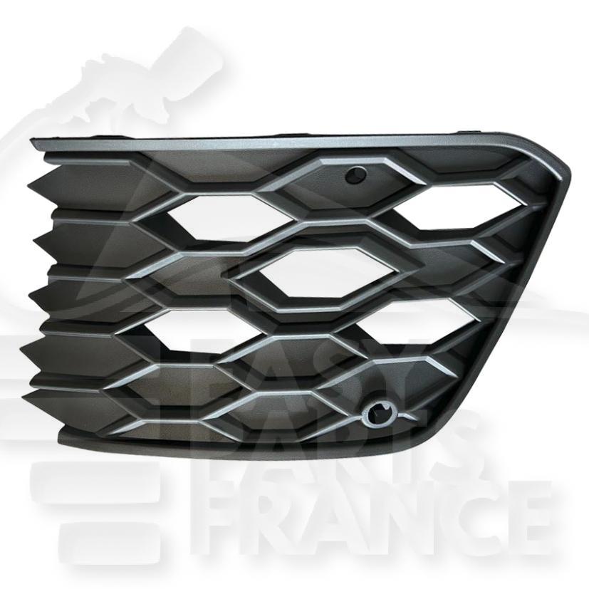 GRILLE DE PC AVD NOIRE A/PACKONTROL Pour VOLKSWAGEN GOLF 8 GTI - VOP071 02/20→