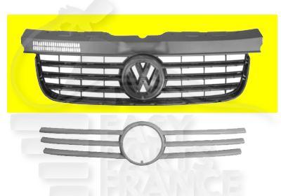 GRILLE DE CALANDRE INT mod CARAVELLE - CARAVAN Pour VOLKSWAGEN TRANSPORTER T5 - VO203 11/03→10/09