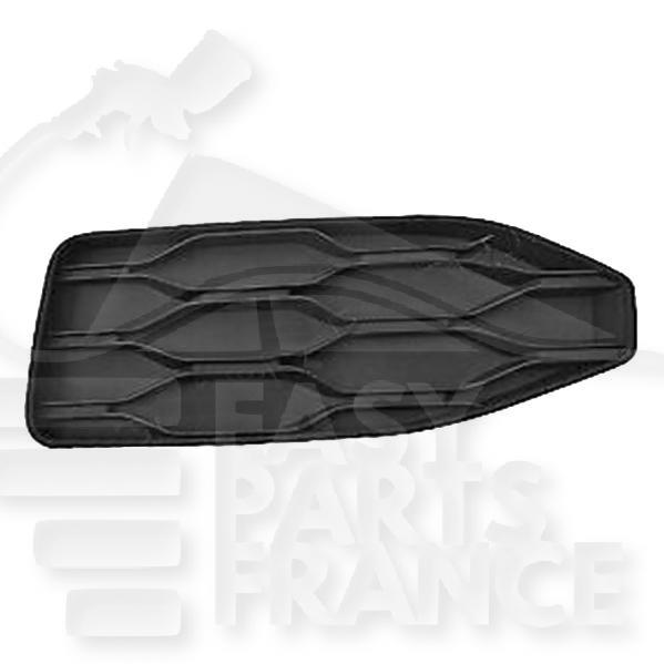 GRILLE DE PC AVG NOIRE (Phare Halogen) Pour VOLKSWAGEN T-ROC - VO250 10/17→03/22