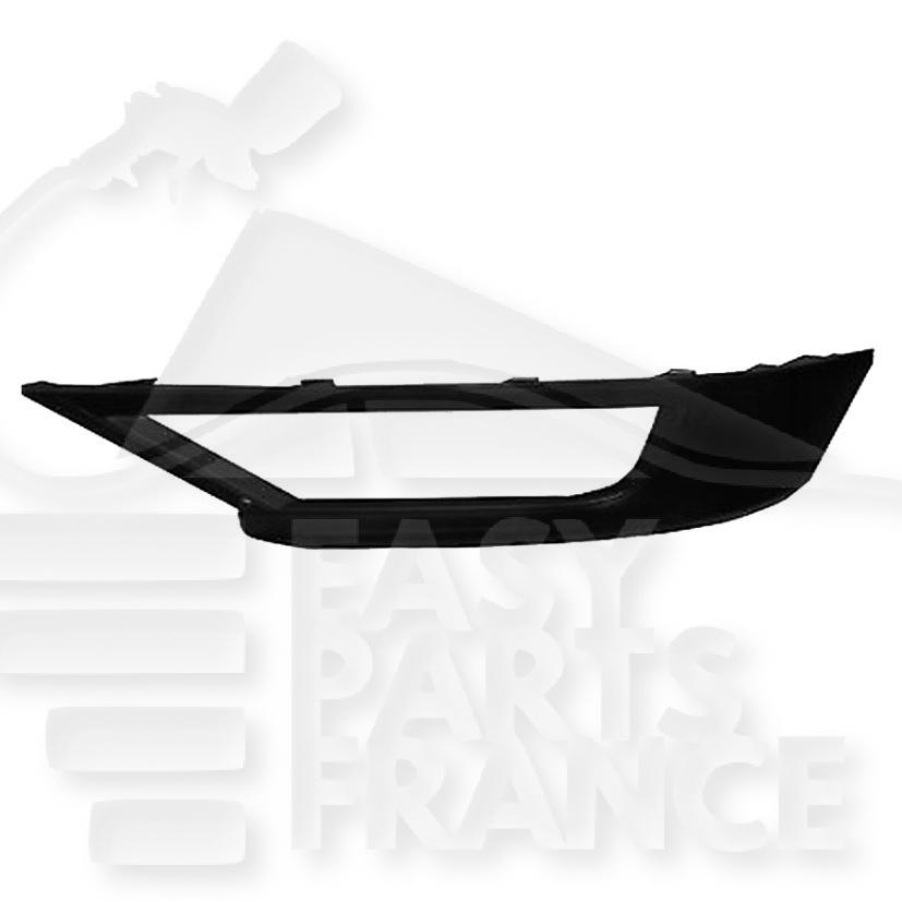 GRILLE DE PC AVG NOIRE A/EMPL AB (SPOILER) Pour VOLKSWAGEN T-ROC - VO250 10/17→03/22