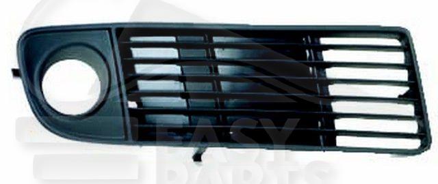 GRILLE DE PC AVD NOIRE A/EMPL AB Pour AUDI A6 - AD092 06/01→04/04