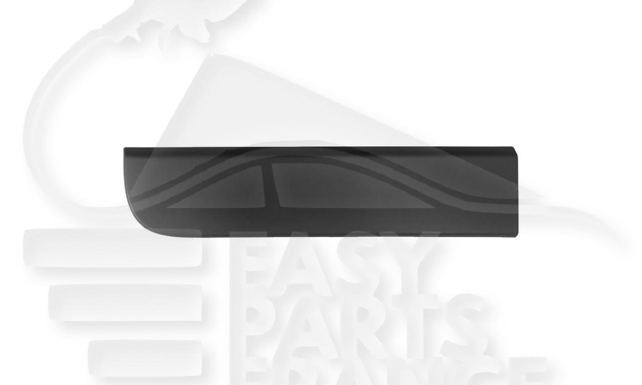 MOULURE DE PORTE ARG NOIRE Pour RENAULT MASTER - RN095 08/19→