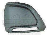 GRILLE DE PC AVD NOIRE S/EMPL AB A/EMPL MOULURE & FEU DE JOUR Pour PEUGEOT 108 - PG220 05/14→