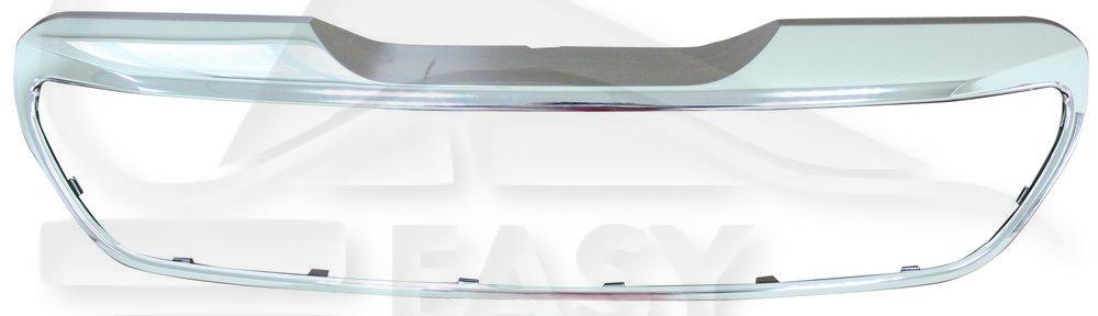 MOULURE CHROMEE DE GRILLE DE CALANDRE Pour PEUGEOT 108 - PG220 05/14→