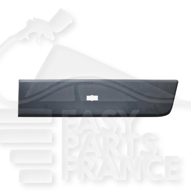 MOULURE LATT ARG A/TROU FEU DE POSITION - EXTRA LONG NOIRE Pour FIAT DUCATO - FT085 07/14→