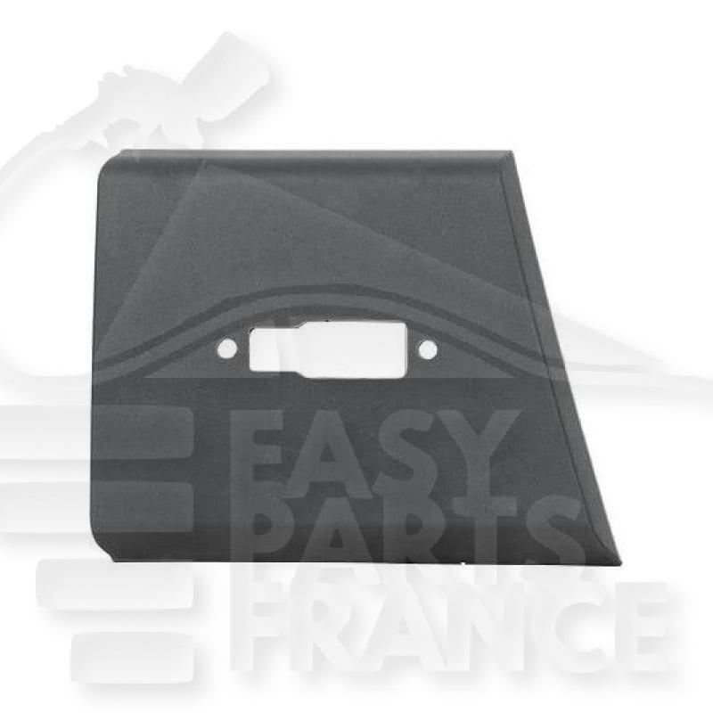 MOULURE MONTANT AVG A/TROU FEU DE POSITION - LONG NOIRE Pour PEUGEOT BOXER - PG184 12/14→