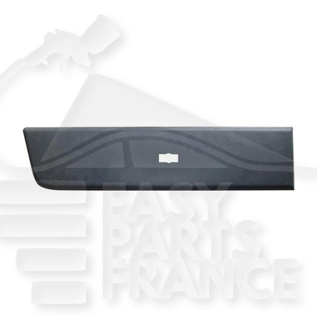 MOULURE LATT ARD A/TROU FEU DE POSITION - EXTRA LONG NOIRE Pour PEUGEOT BOXER - PG184 12/14→