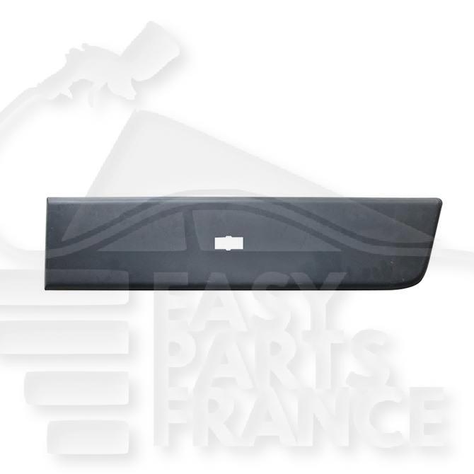 MOULURE LATT ARG A/TROU FEU DE POSITION - EXTRA LONG NOIRE Pour PEUGEOT BOXER - PG184 12/14→