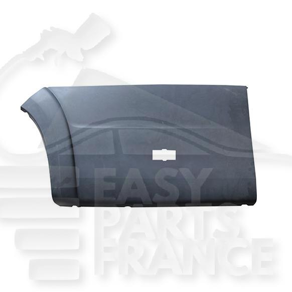 MOULURE LATT AILE ARG A/TROU FEU DE POSITION NOIRE Pour PEUGEOT BOXER - PG184 12/14→