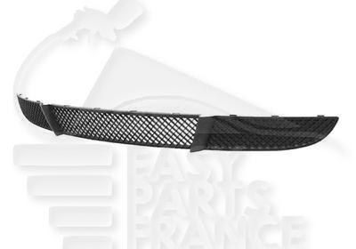 GRILLE DE PC AV CENTRALE NOIRE S/EMPL AB Pour BMW S1 E87/E81 LCI - BM011 05/07→01/11