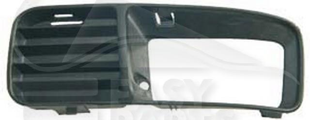 GRILLE DE PC AVD A/EMPL AB NOIRE Pour VOLKSWAGEN POLO CLASSIC - VO133 03/97→10/01