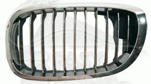 GRILLE DE CALANDRE G CHROMEE Pour BMW S3 E46 3 PTES / COUPE - BM043 02/03→