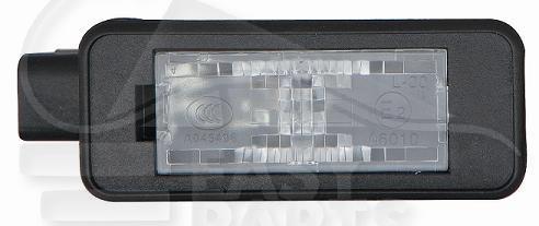 FEU DE PLAQUE AR Pour CITROEN C4 PICASSO - CT094 07/13→08/16