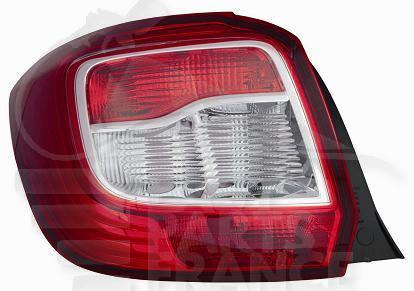 FEU ARG BL/ROUGE Pour DACIA SANDERO - DC021 12/12→12/16