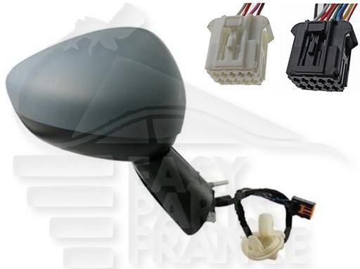 RETRO D ELECT CHAUF BASE & COQUE A PEINDRE A/FEU & FEU DE SOL & SONDE DE TEMP RAB ELECT & MEMO 19 PINS Pour CITROEN C4 - CT082 10/10→12/17