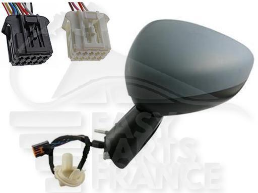 RETRO G ELECT CHAUF BASE & COQUE A PEINDRE A/FEU & FEU DE SOL RAB ELECT & MEMO 17 PINS Pour CITROEN C4 - CT082 10/10→12/17