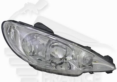 OPT D H1+H7 ELECT S/MOTEUR Pour PEUGEOT 206 - PG030 09/98→07/09