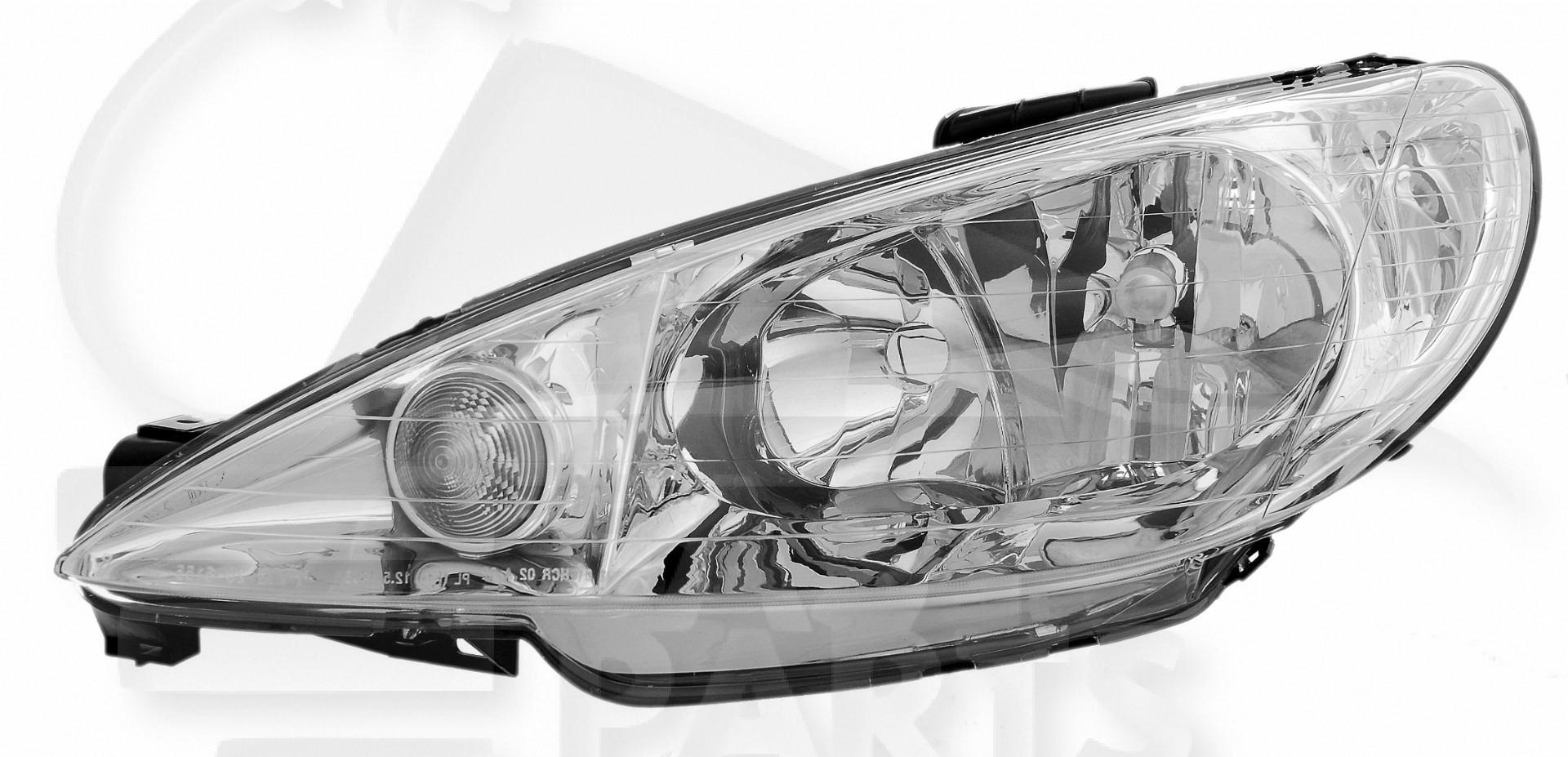 OPT G H1+H7 ELECT S/MOTEUR Pour PEUGEOT 206 - PG030 09/98→07/09