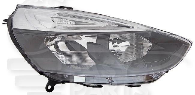 OPT D H7+H1 ELECT A/MOTEUR F/NOIR & PROFIL NOIR Pour RENAULT CLIO - RN033 08/16→05/19