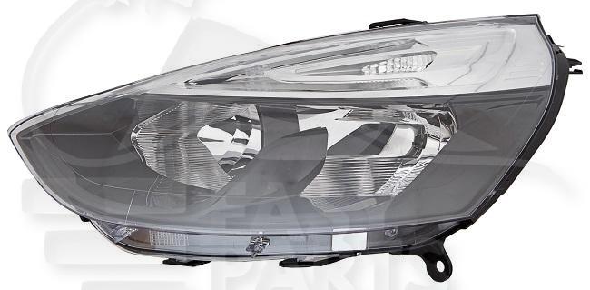 OPT G H7+H1 ELECT A/MOTEUR F/NOIR & PROFIL NOIR Pour RENAULT CLIO - RN033 08/16→05/19