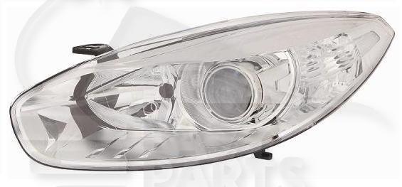 OPT G D1S-H7 ELECT A/MOTEUR F/CHROME Pour RENAULT FLUENCE - RN180 01/10→12/12