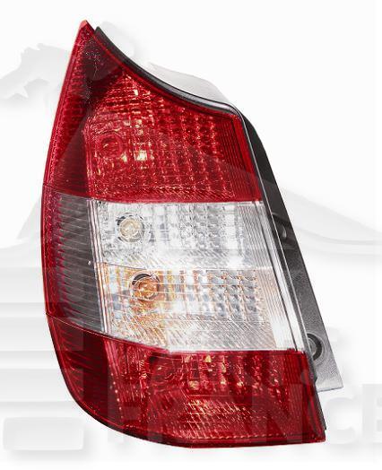 FEU ARG ROUGE/BLANC Pour RENAULT SCENIC - RN132 07/03→07/06