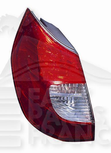 FEU ARG ROUGE/BLANC LED Pour RENAULT SCENIC - RN133 08/06→03/09