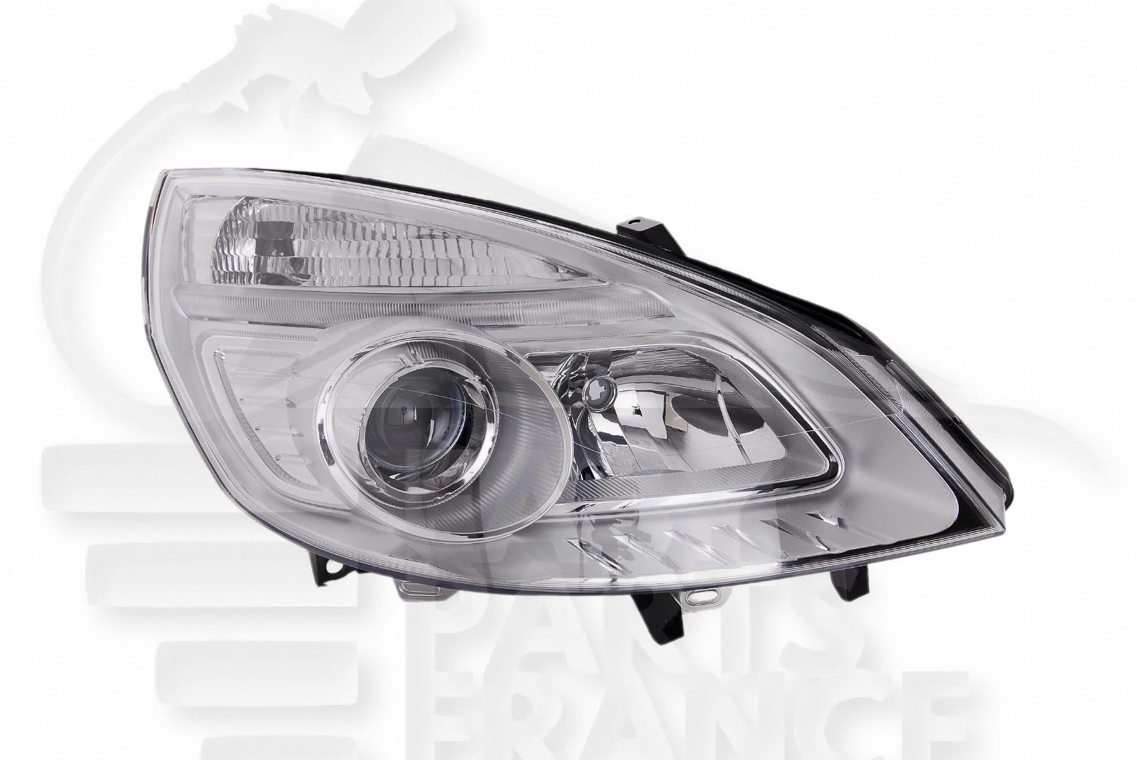 OPT D H7+H7 ELECT S/MOTEUR F/CHROME Pour RENAULT GRAND SCENIC - RN221 01/06→12/09