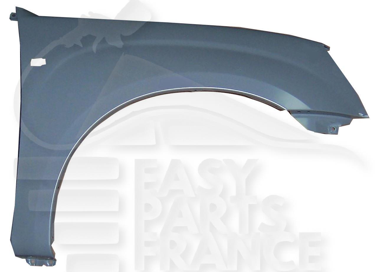 AILE AVD A/FEU S/MOULURE - 4 PTES Pour ISUZU D MAX - IZ011 02/06→12/11