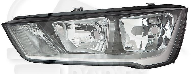 OPT G H7+H15 ELECT A/MOTEUR F/CHROME Pour AUDI A1 - AD022 07/14→09/18