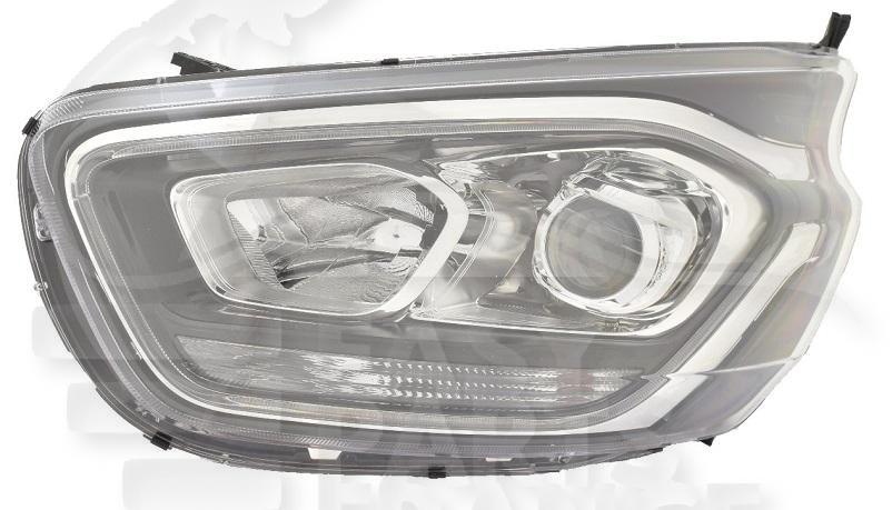 OPT G H7+H15 ELECT A/MOTEUR F/NOIR & FEU DE JOUR LED Pour FORD TRANSIT CUSTOM - FD197 05/18→09/23