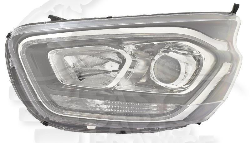 OPT G H7+H15 ELECT A/MOTEUR F/NOIR & FEU DE JOUR LED Pour FORD TRANSIT CUSTOM - FD197 05/18→