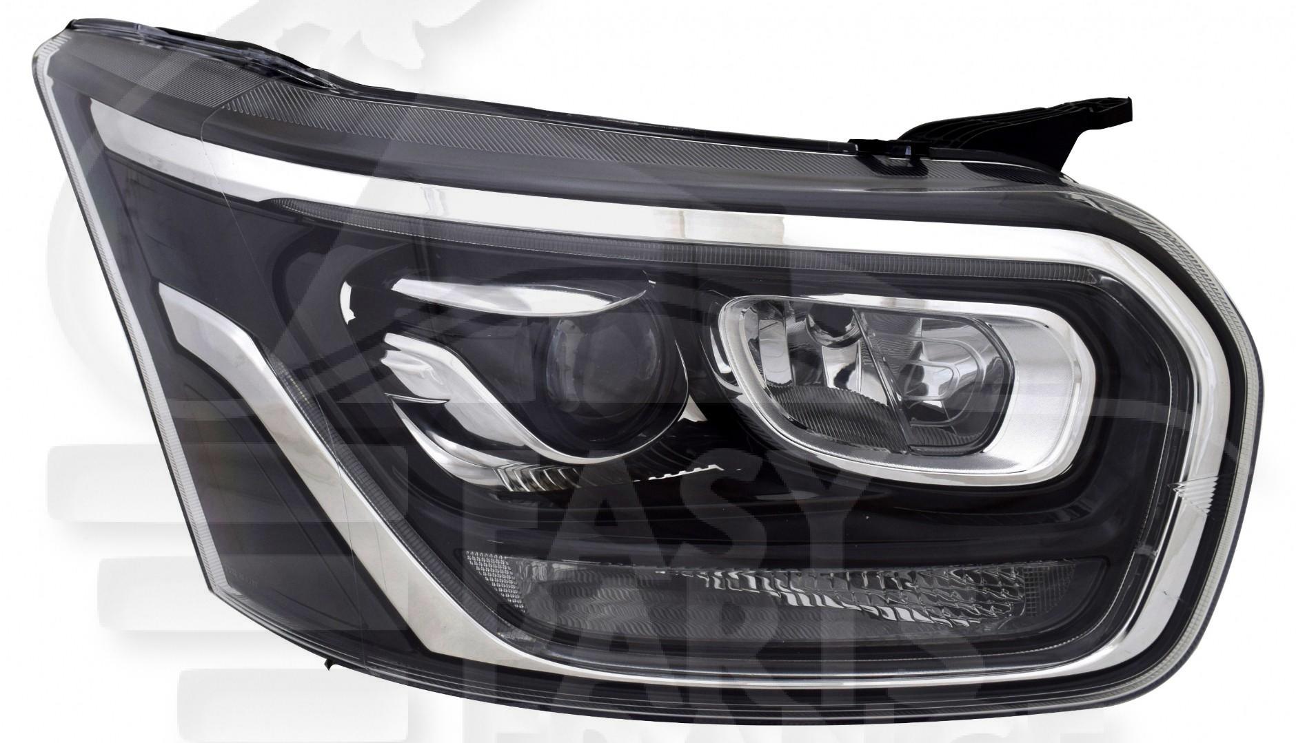 OPT D D5S+H11 ELECT A/MOTEUR F/NOIR & FEU DE JOUR LED Pour FORD TRANSIT MK8 - FD198 09/19→