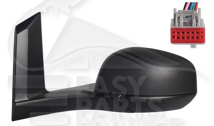 RETRO G ELECT CHAUF NOIR 5 PINS Pour FORD TRANSIT CONNECT - FD184 05/18→09/21