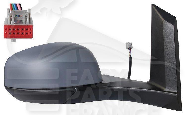 RETRO D ELECT CHAUF A PEINDRE RAB ELECT & BDS 9 PINS Pour FORD TRANSIT CONNECT - FD184 05/18→09/21