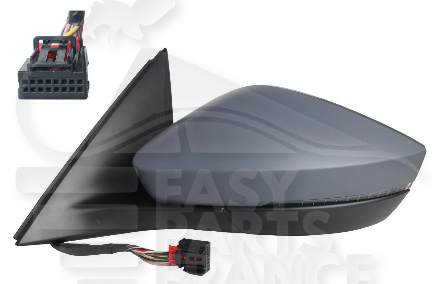 RETRO G ELECT CHAUF A PEINDRE RAB ELECT A/FEU LED 10 PINS Pour SKODA KAMIQ - SK110 11/19→