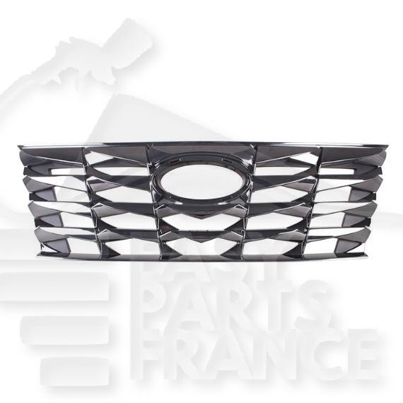 GRILLE DE CALANDRE PEINTE NOIRE BRILLANT S/CAMERA Pour HYUNDAI TUCSON - HY605 02/21→
